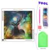 5D DIY Full Round Diamond Painting Deer Embroidery Animal Picture Rhinestones Mosaic Decoration 40x40cm/16x16inch