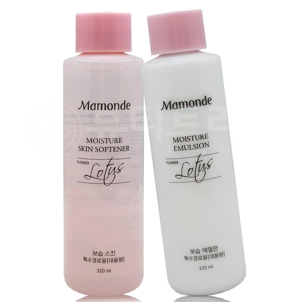 Mamonde Moisture Skin Softener 320ml + Emulsion 320ml/Large Capacity