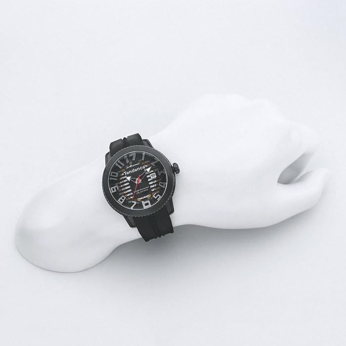 [Tendence] Часы DOME TY013002 45ММ Черная нержавеющая сталь