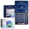 Набор акварельных кистей и акварельной бумаги, как цветные карандаши, так и простые в использовании акварельные цветные карандаши. Подлинная акварельная живопись