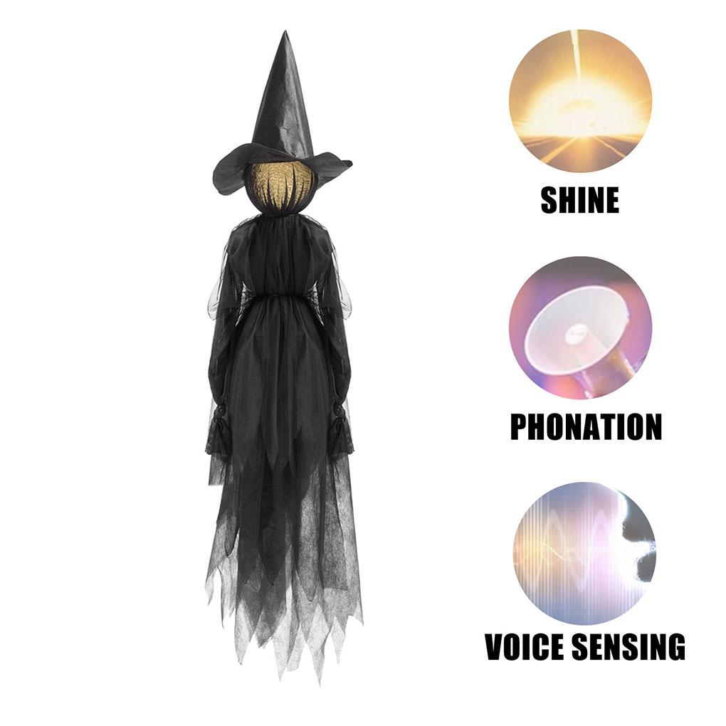 Witch Shaped Colorful Glowing Props For Halloween Parties Holding Hands With Witches Props Vivid