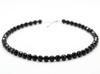[Ishiki] Natural 64-facet Mirror Cut Onyx 10mm Luxury Power Stone Necklace [n296]