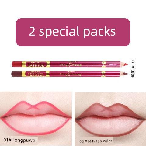 Lip Liner Waterproof Long-Lasting Non-Stick Non-Fading Genuine Lipstick Pen Matte Finish Easy to Apply