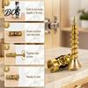 Brick Wall Expansion Screw 30 Sets 6x14mm Short Set, Heavy-Duty Metal Thread Restoration Countersunk Head Strong Grip for Cabinet Hinge Repair