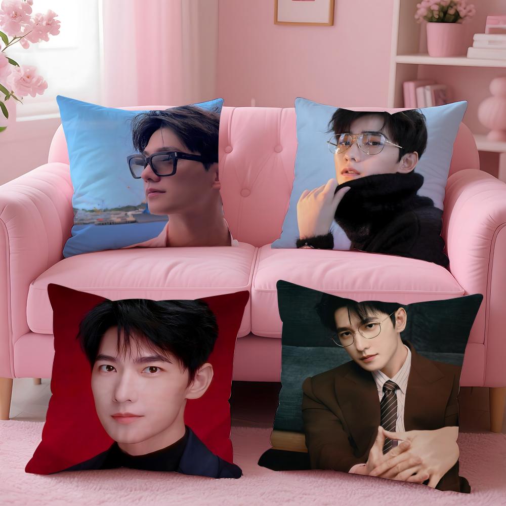actor handsome YYang Yang Cushion Cover Pillow Case Soft Skin Friendly Fabric Concealed Zipper