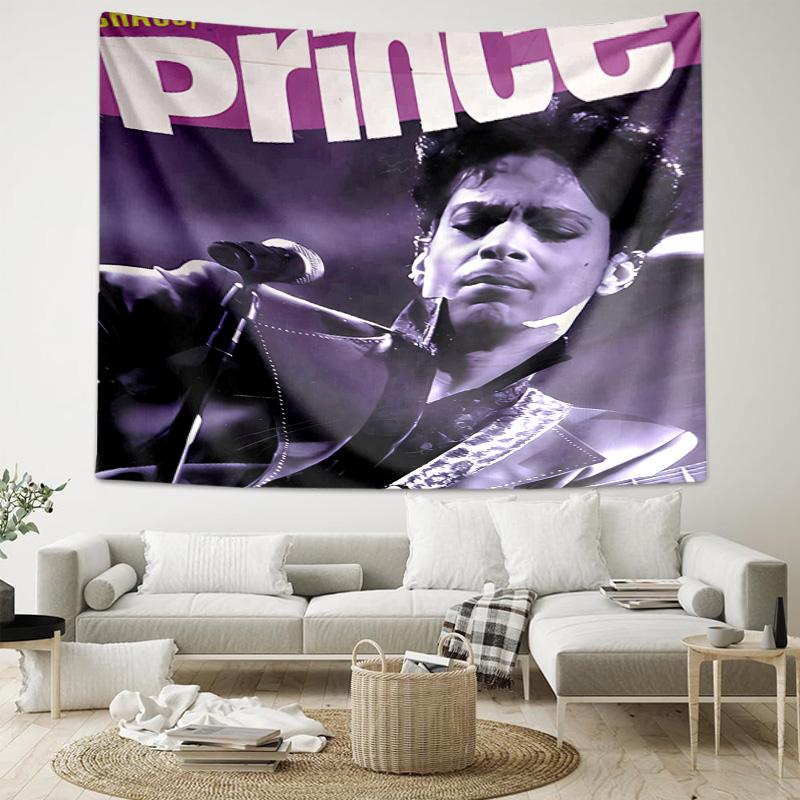 1pc Purple Rain3 Tapestry, Living Room, Bedroom, Office, Party Decor, Ideal Festive Gift