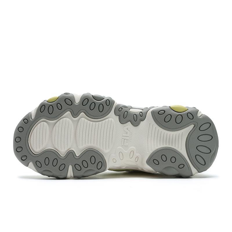 Fila Женские кроссовки Fluid 6 с кошачьими лапками, ретро-серия, модный тренд, низкий верх, кроссовки для бега, зеленый F12W522111FLG