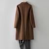 Double-sided 100% Wool Coat Men's Thickened Woolen Coat Long High-end Nizi Cashmere-free Coat