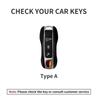 Для Porsche Panamera Spyder Carrera Macan Cayman Cayenne 911 970 981 991 718 Замшевый Брелок для Ключей Кожаный Чехол-Крышка для Автомобильного Ключа