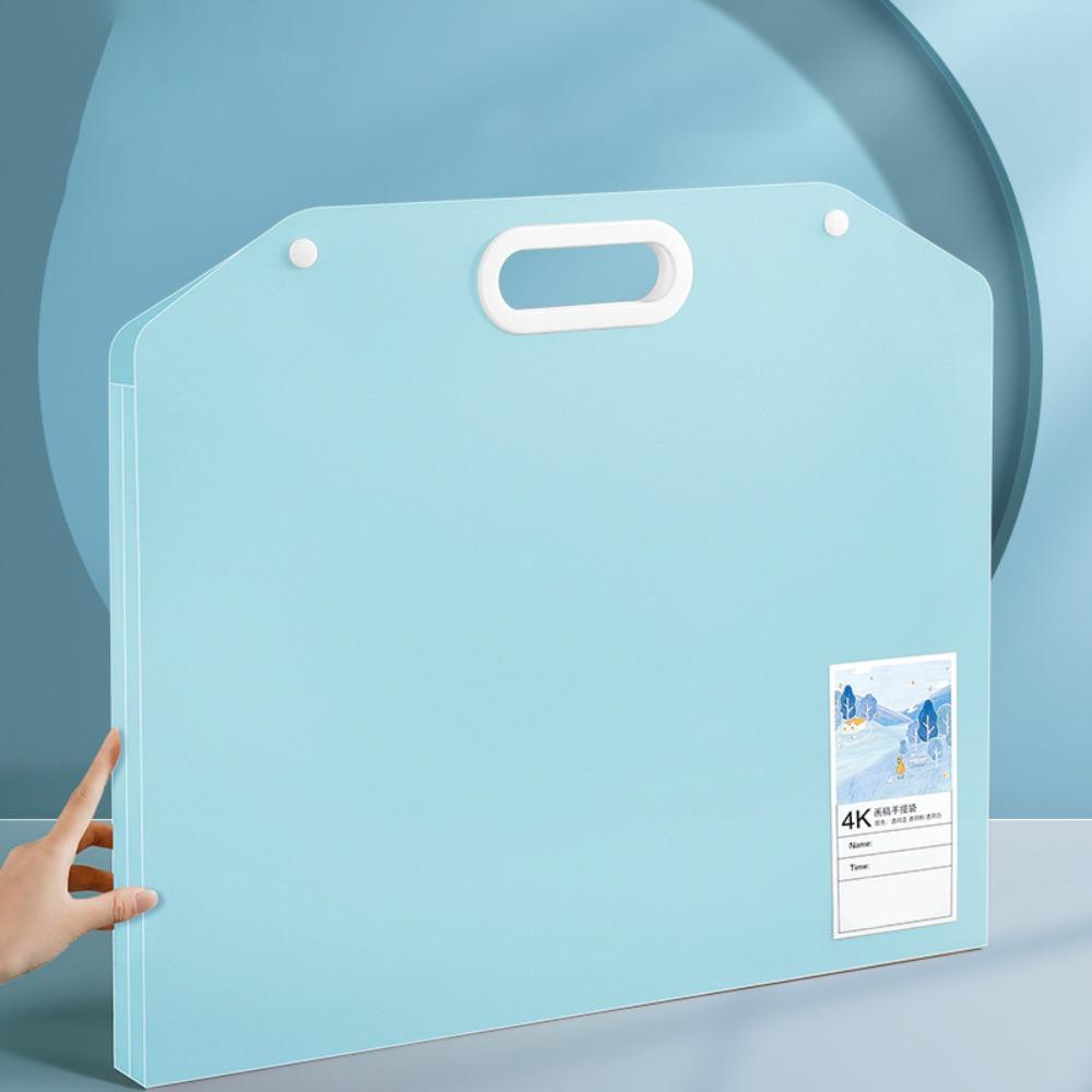 Portable Painting Paper Storage Bag Waterproof Drawing Paper Collection Book School Office