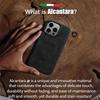 Italian Alcantara Phone Case for iPhone 16 Pro Max Luxury Business Leather Case for iPhone 16 Pro Back Cover Grey Color Magnetic