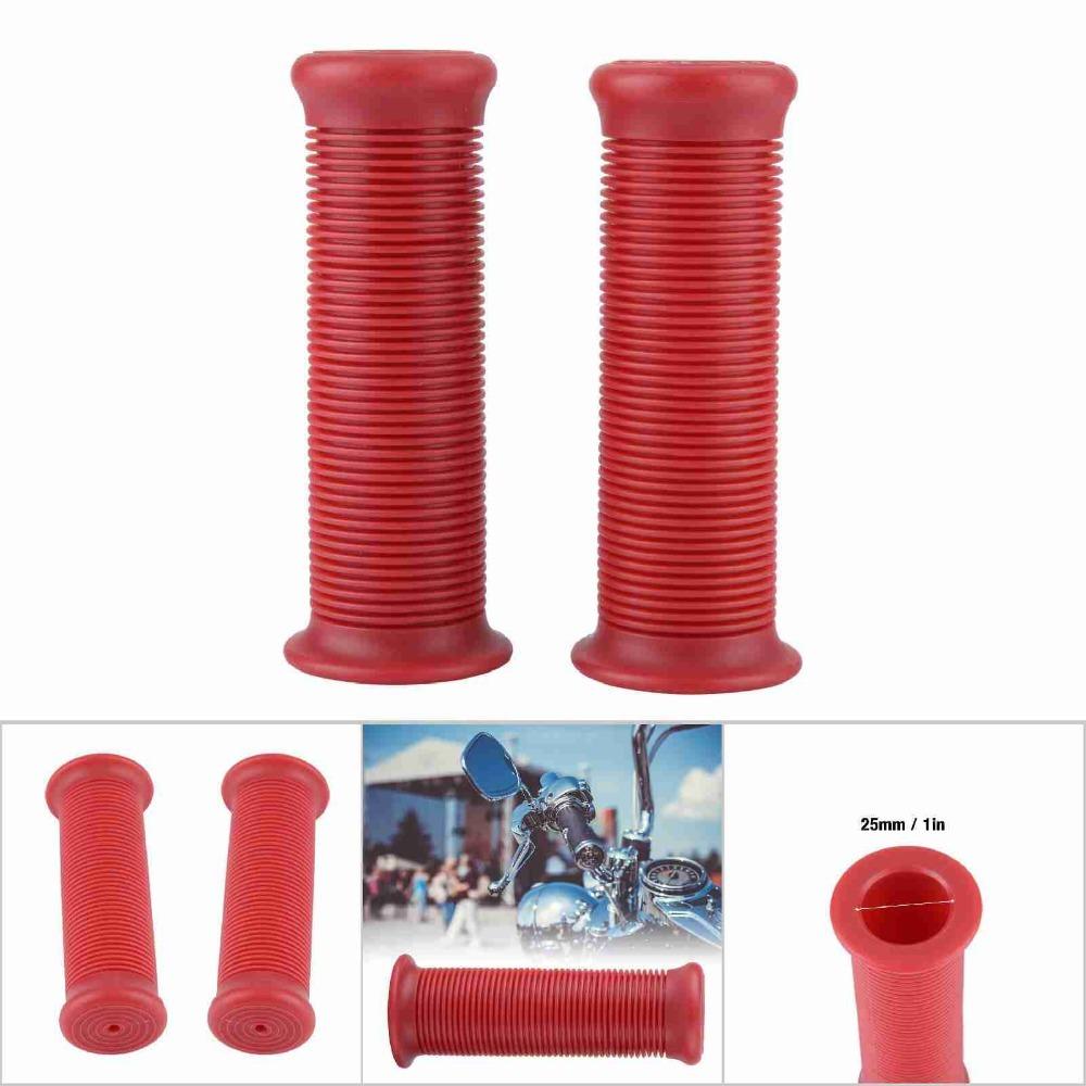 1 pair 1.1 Inch 28mm Universal Motorcycle Grip 1 Inch 25mm Pair Grip Handlebar Bike Handlebar Use