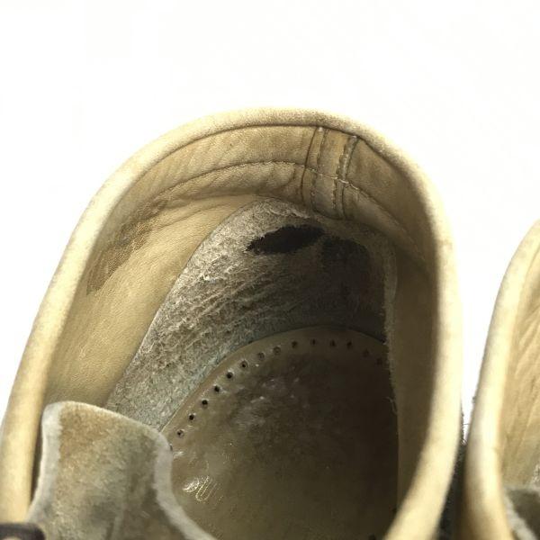 Винтажные замшевые дезерты Wallabee Burberrys, сделано в Японии, бежевые, размер 5.5 24.0 24.5(ИСПОЛЬЗОВАЛ)