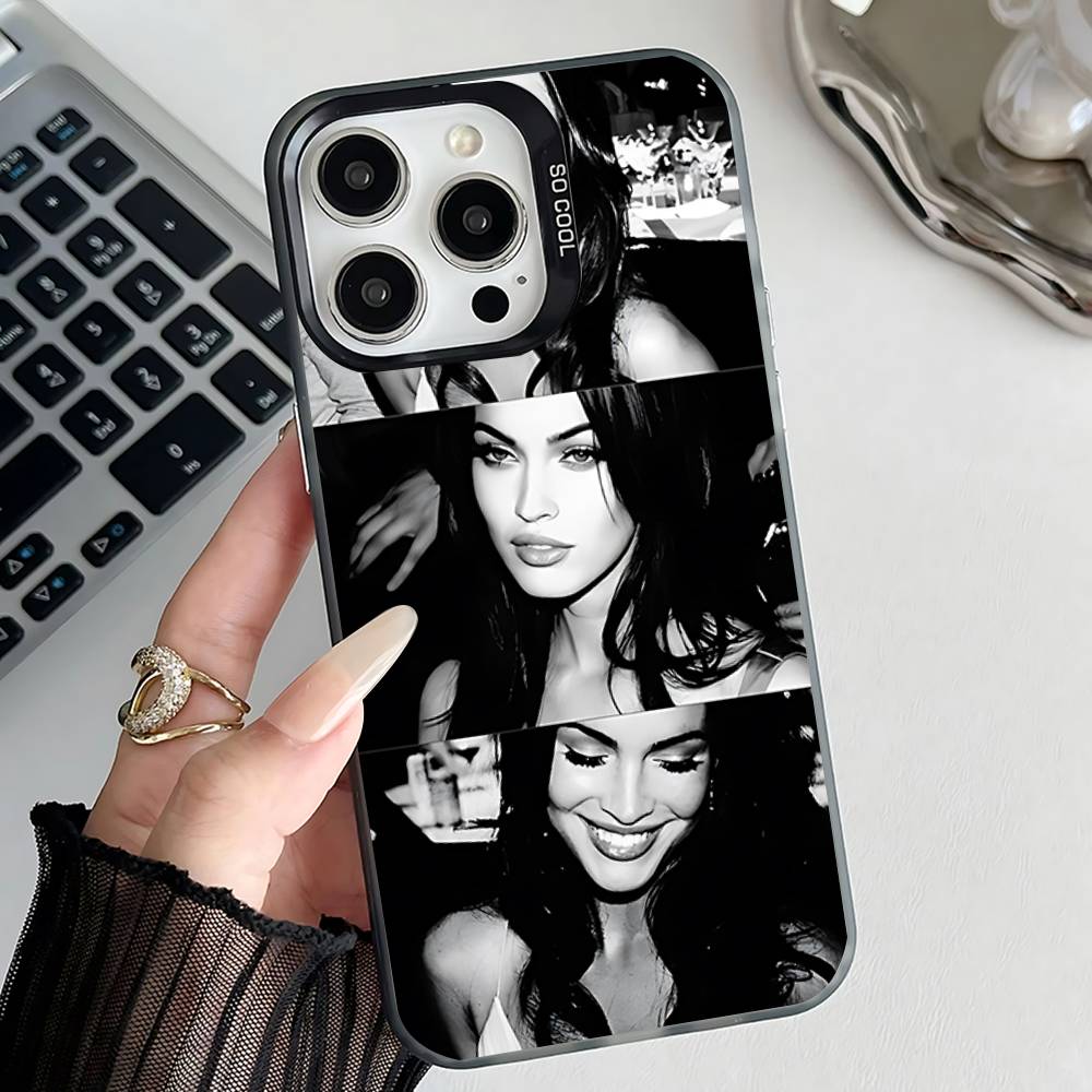 Чехол для телефона Megan Fox из фильма «Тело Дженнифер» для iPhone 17,16,15,14,13,12,11, Pro, XS, Max, Plus, Mini, SE4, E Черный Матовый Ударопрочный Чехол