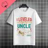 Unisexs Funny To Be An Uncle Again Slogan Tshirt Casual Fashion Streetwear 100 Cotton Short Sleeve Round Neck Tshirt