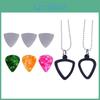 Picks Pick Guitar Holder Storage Necklace Portable With 6 For Bass Electric