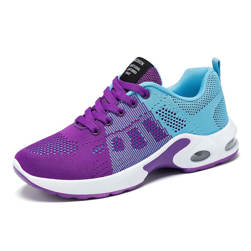 Fashion Big Size Summer Air Cushion Women's Sport Shoes Ladies Sneakers Female Running Shoes Sports Woman Blue Pink Basket Gym