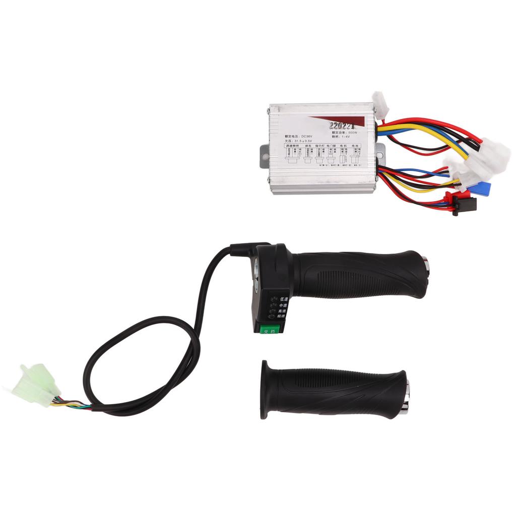 Контроллер щеточного двигателя 36 В 500 Вт с комплектом ручки газа Контроллер электровелосипеда Комплект ручек газа