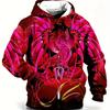 Mens Fashionable Skull Graphic Hoodie 3D Printed Breathable Wear Ideal Outdoor Adventures Sporty Hooded Shirt Men