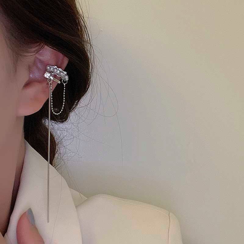 Изящные серьги-клипсы с кисточками, женские серьги-каффы с застежкой, не требующие пирсинга, имитация хряща уха для женщин, модная бижутерия, подарки