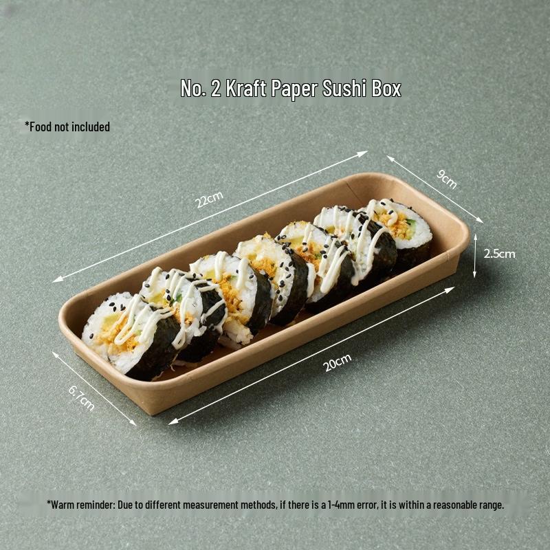 Disposable Kraft Paper Food Trays