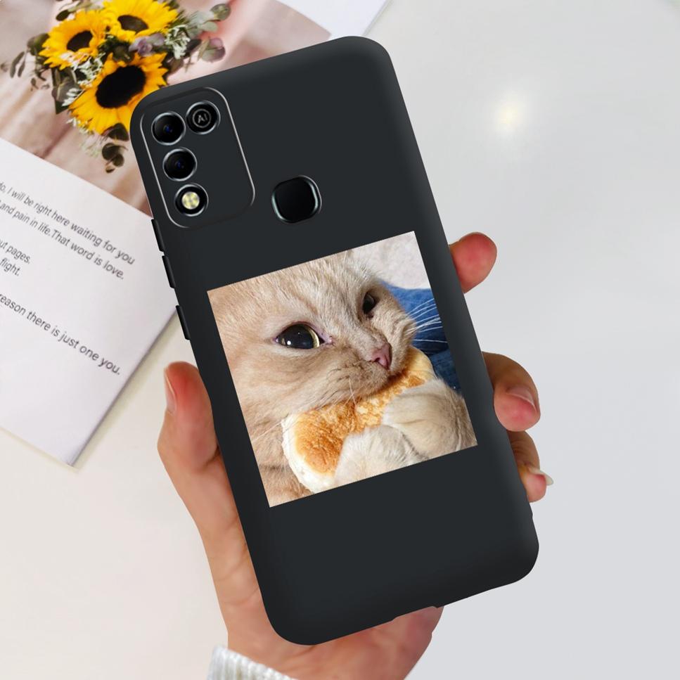 Для Infinix Hot 11 Play 6.82" Мягкие Силиконовые Чехлы Для Телефона Для Infinix Hot 11 Play 11play 10Play Чехол Роскошные Цветы Funda Capa