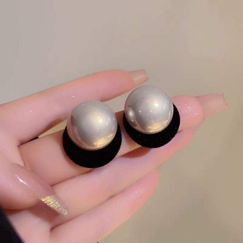 Maillard retro leopard print pearl stud earrings women's 1011 new popular niche design earrings high-end earrings