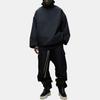Fear of God Essentials Текстурированный нейлоновый пуловер с полумолнией Черный Мужские топы 202BT246350F