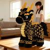 New 3D Divine Beast Auspicious Dragon Horse Micro Diamond Building Block Brick Toys For Kids Birthday Gifts Home Ornament