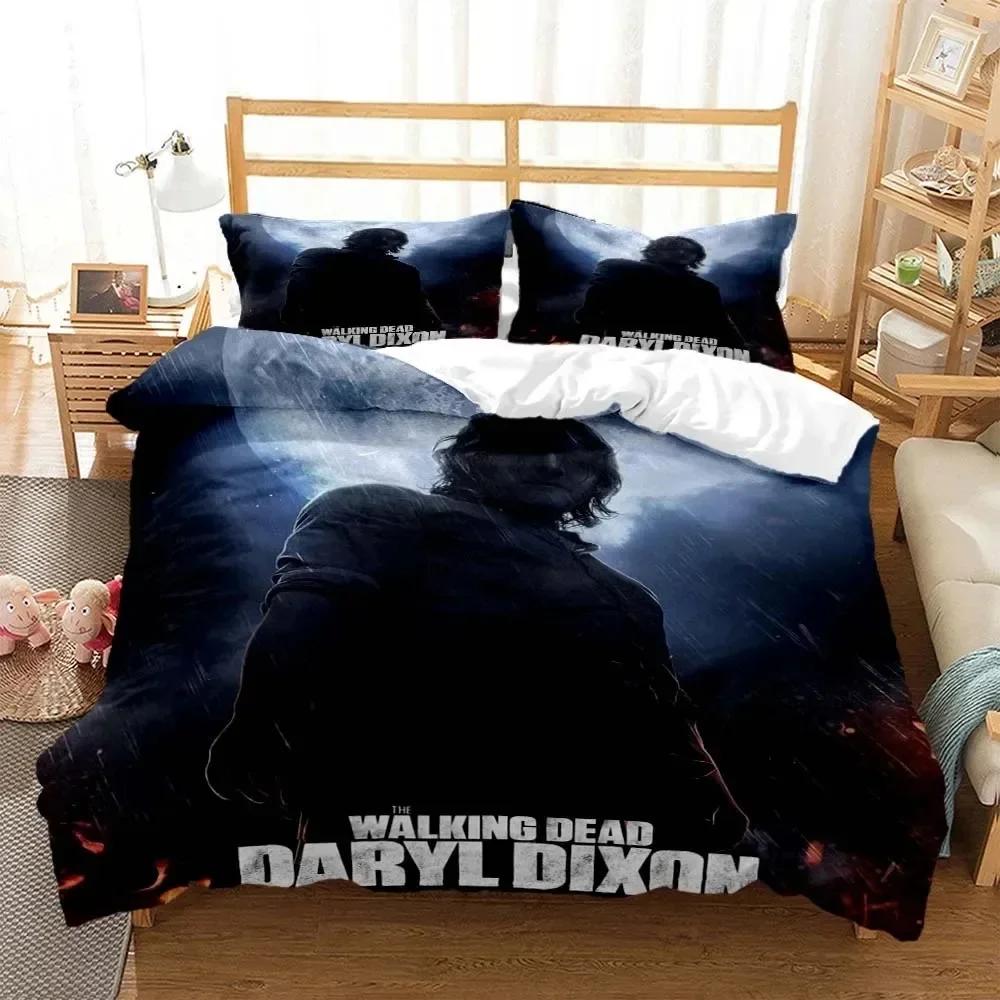 Horror Die Walking Dead Printed Bedding Set Luxury Queen Bedding Set Soft and Comfortable Customized Bedding Set for Boy