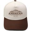 AMERICAN BACKCOUNTRY CO. Truck driver hat embroidery color matching baseball cap men and women casual