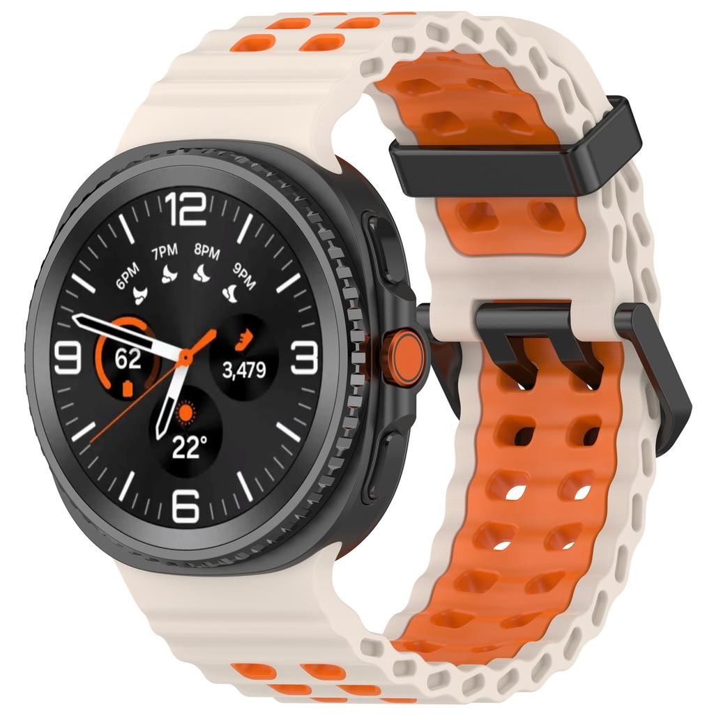Силиконовый ремешок Ocean для Samsung Galaxy Watch 8 44 мм 40 мм / 8 Classic 46 мм Спортивный браслет для Galaxy Watch 8 Дышащий браслет