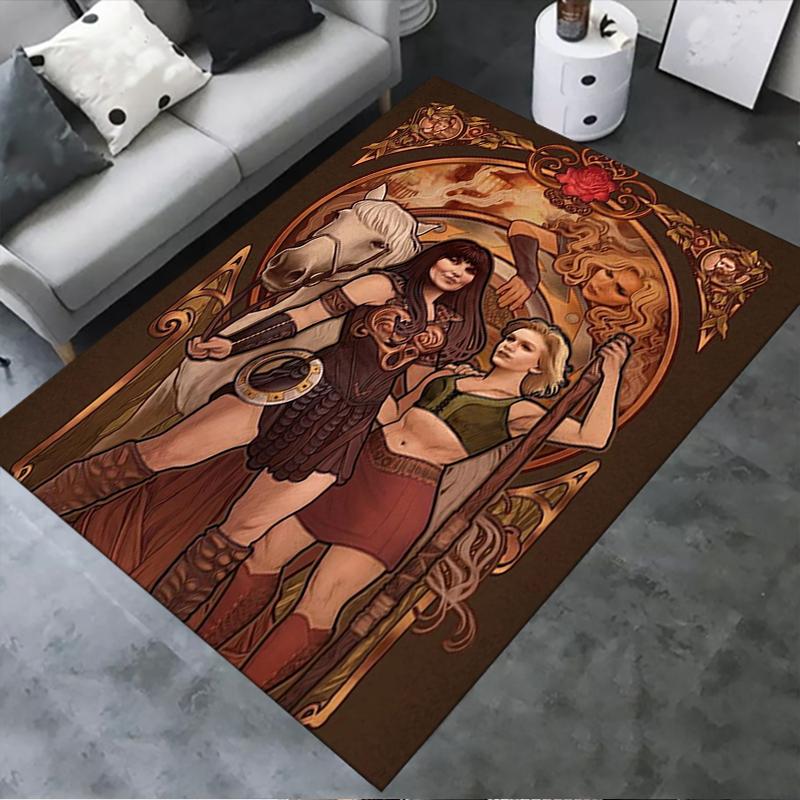 2025 New Xena Warrior Carpet Rug for Living Room Bedroom Home Sofa Decoration,Kids play Non-slip Floor Mat252