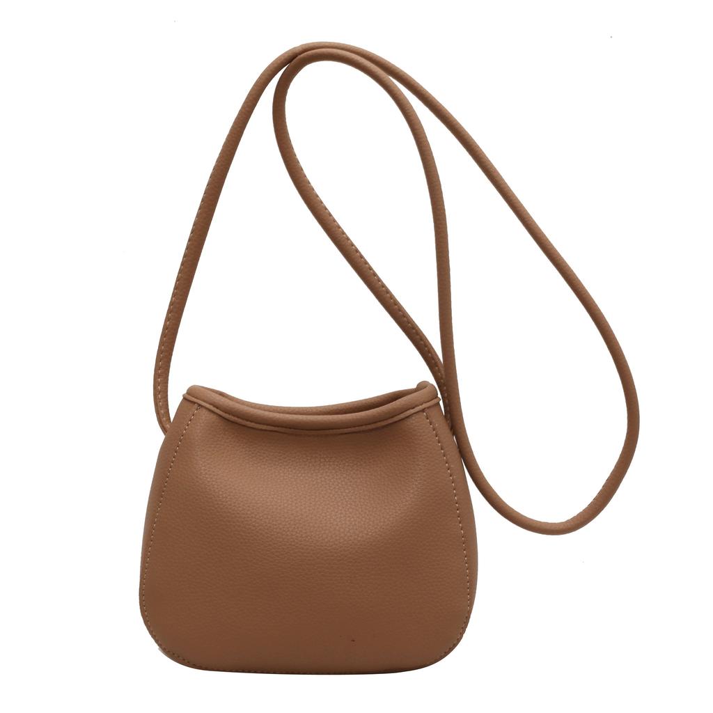 Fashion And Casual Women'S Tide French Niche High-End Texture Shoulder Messenger Bag Bucket Bag