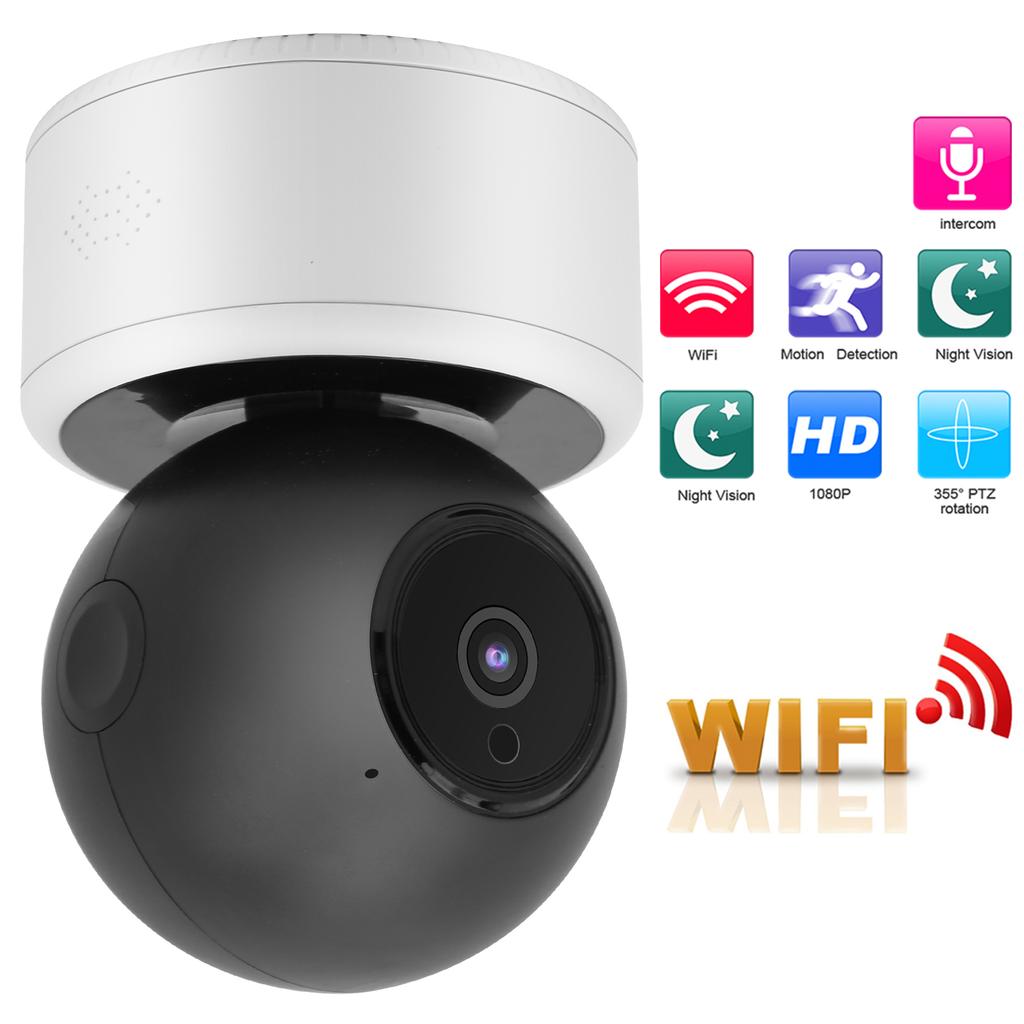 1080P WiFi Camera AI Smart Human Detection Infrared TwoWay Intercom Cam