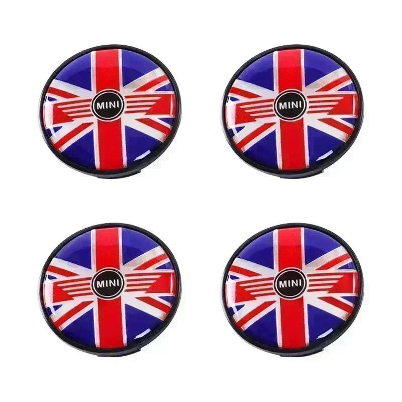 /4PCS 54mm 56mm Car Wheel Center Hub Caps Rim Covers Badge Emblem For BMW Mini Cooper One S JCW R56 R50 R53 R55 R57 R60 F55 F56
