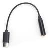 3.5mm TRRS To TypeC Adapter Cable Audio Converter Braid Cable for TypeC Port Phone