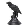 1Pc Halloween Owl Crow Candle Holder Candlestick Desktop Ornament Resin Home Decoration Craft Statue