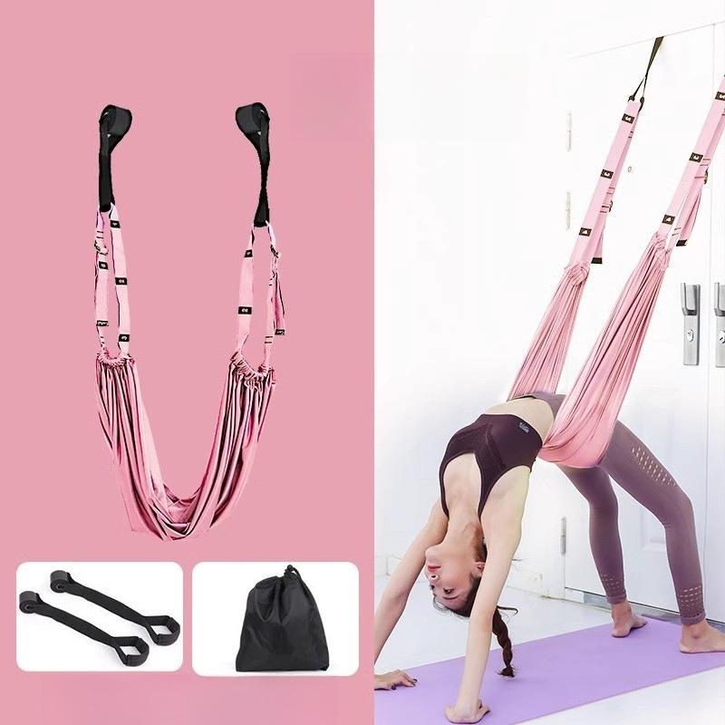 Aerial Yoga Suspension Cord Household Gym Gear Backbend Inversion Pull Loop Door-Mounted Stretch Belt Multifunctional
