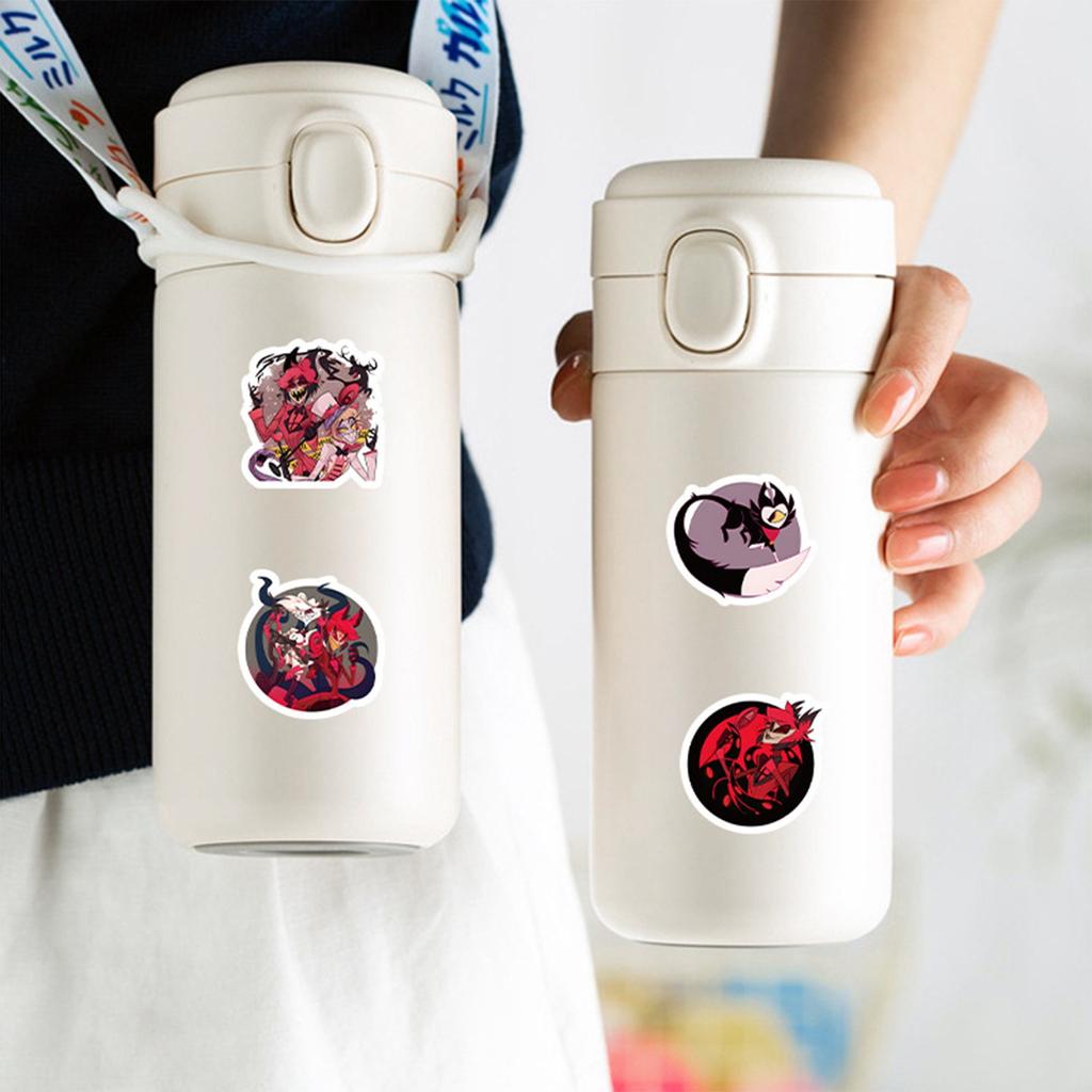 100 новых наклеек «Ад», аниме-персонажи, наклейки для справочника «сделай сам», наклейки для украшения мобильного скейтборда