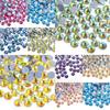 Weichen Imitation Austrian Hot Diamond Big Bag, Plastic Bottom Colored Glass Diamond Color Ab Rhinestone Hot Melt Crystal Flashing Jewelry