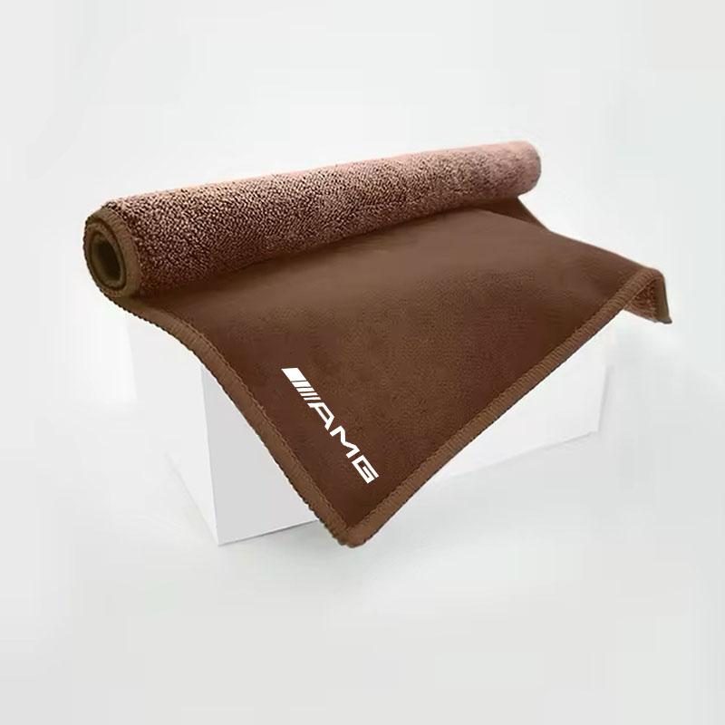 OZQU2 Microfiber Towel Car Cleaning Tool Accessories For Mercedes Benz AMG W203 W205 W206 W211 W220 W212 W201 W210 W108 W168 GLC GLE