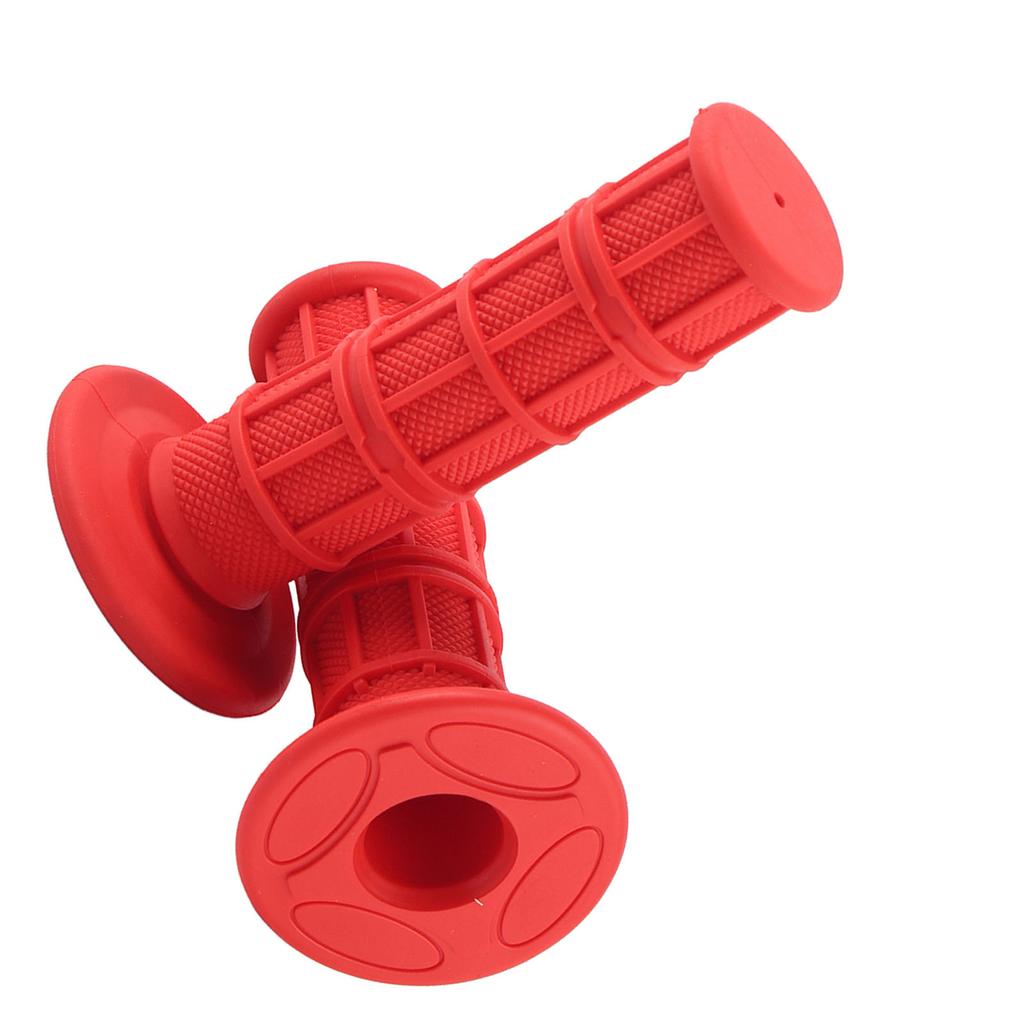 1 Pair of 22 25mm 7 8  Universal Silicone Motorcycle Handlebars Hand Grips New Red