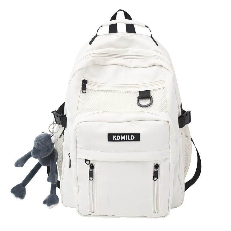 2025 new schoolbag male Korean version Harajuku female high school college student versatile large-capacity multi-layer backpack backpack