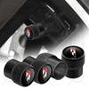 lcbn4 4Pcs Car Styling Racing Flag Badge Metal Wheel Tire Valve Caps Stem Case Dust Covers For Seat  Ibiza Cupra Arosa Ateca Cordoba