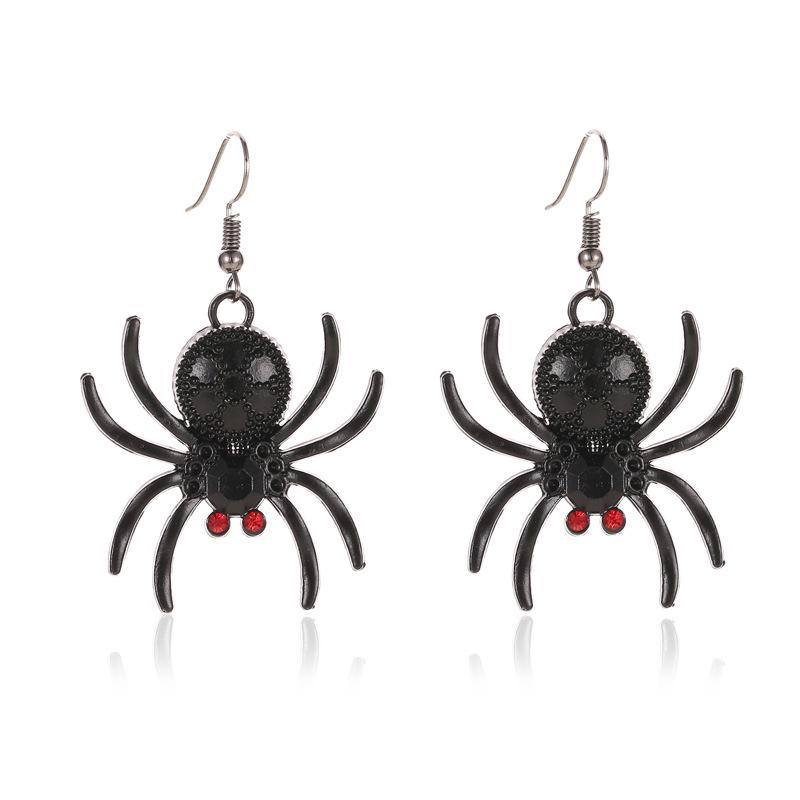 Creative Spider Earrings Nightclub Exaggerated Animal Earrings Gothic Earrings Halloween Gifts