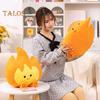 Flame Elf Plush Toy 17.8" Soft Stuffed Flame Doll for Kids Plush Flame Character Pillow for Sofa Bed Car Seats Birthday Gifts