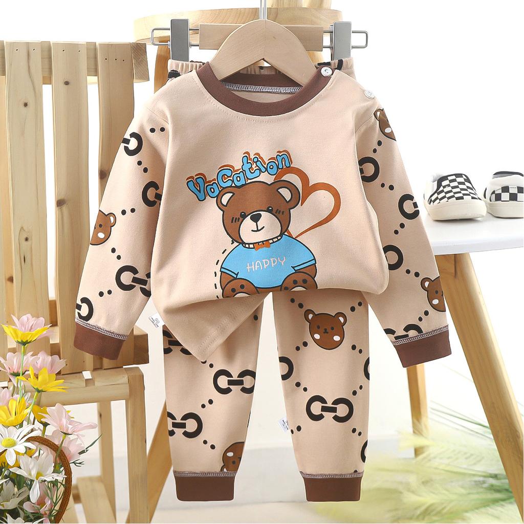 Cotton Underwear Set for Children Boys Warm Autumn Clothes for Girls Home Clothes Set