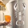 Lobster-Shaped Bottle Opener Portable Crayfish Bottle Opener Vintage Bottle Opening Tool for Beer Wine Novelty Bar Accessories
