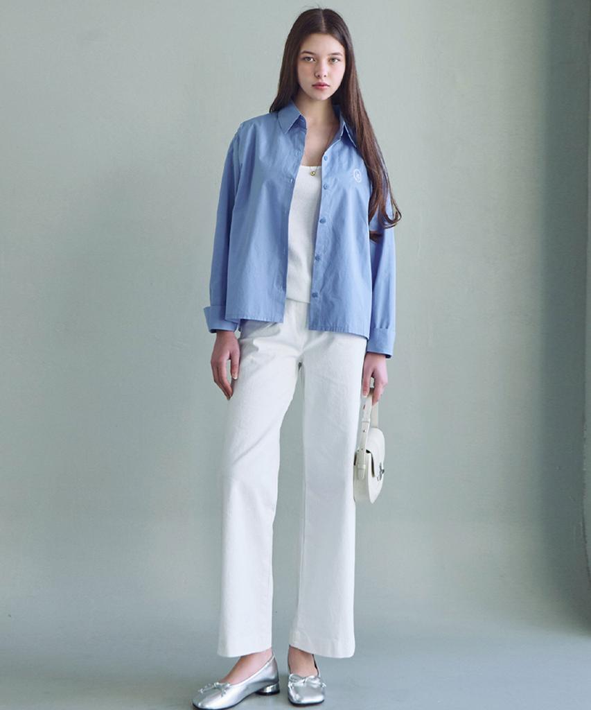 LUSIDA Clean Cut Elastic Waist Pants